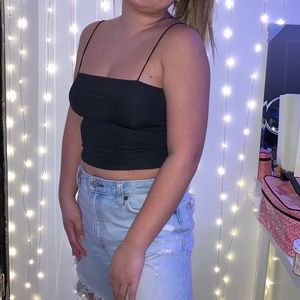 Square neck tank top